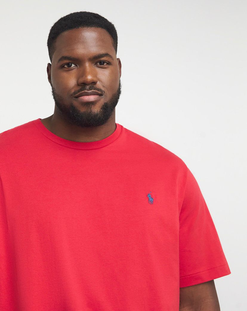 Jersey Custom Fit Cotton Crewneck T-Shirt