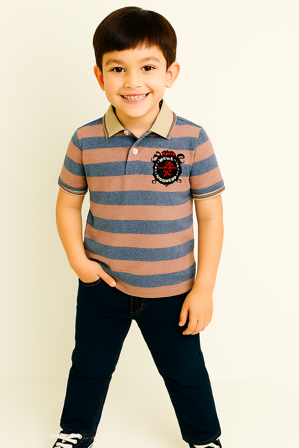 Boys pk cotton polo