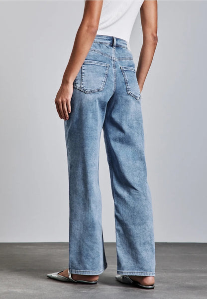 LIGHTBLUE Wide-Leg Jeans For Women