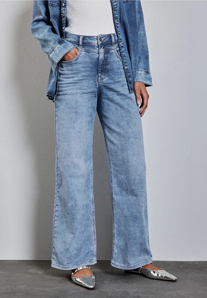 LIGHTBLUE Wide-Leg Jeans For Women