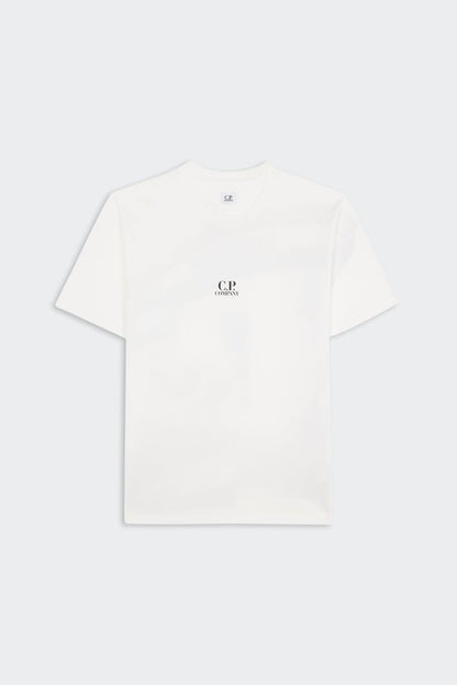 CP Front Print Short Sleeve T-Shirt White