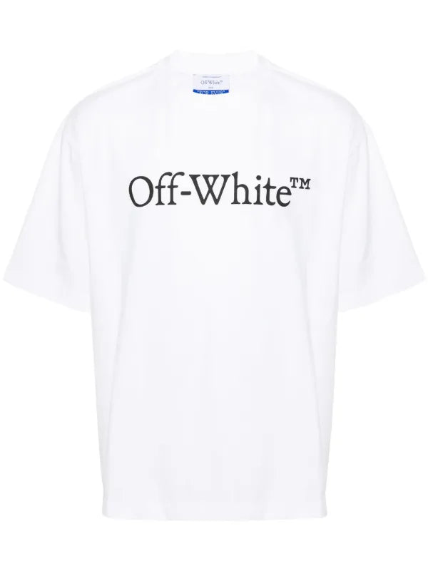 OFF WHITE Big Logo Bookish Casual Tee
