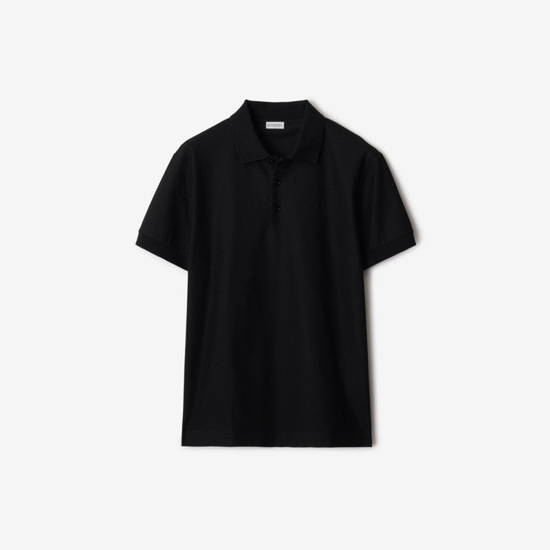 Cotton Polo Shirt Black