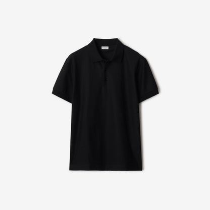 Cotton Polo Shirt Black