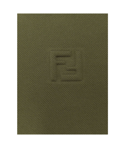 Olive Green Cotton Polo Shirt