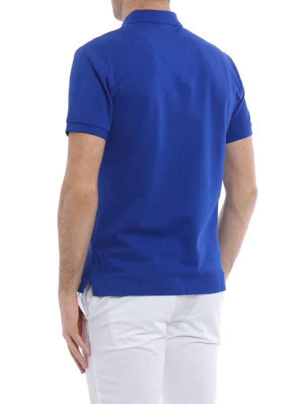 Oxford cotton pique polo shirt