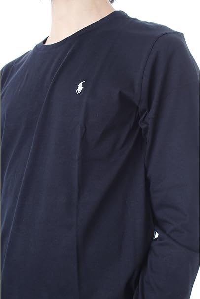 Men's Cotton Jersey Crewneck Long Sleeve Tshirt