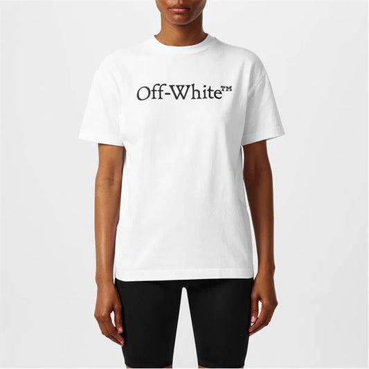 OFF WHITE Big Logo Bookish Casual Tee