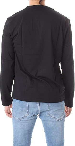 Men's Cotton Jersey Crewneck Long Sleeve Tshirt