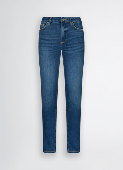 High-rise skinny jeans