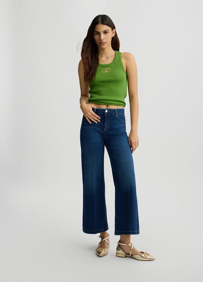 Cropped jeans