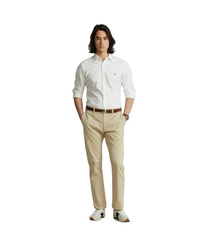 Polo Ralph Lauren Custom Fit Button-Down Oxford Shirt White