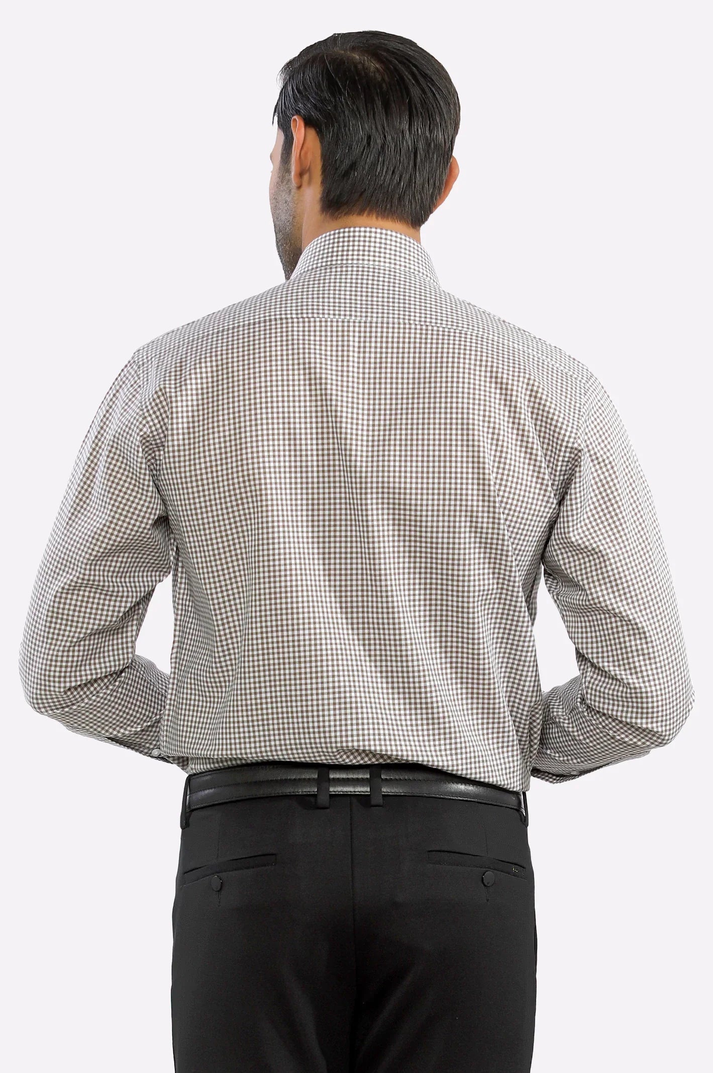 Mini-Check Formal Shirt