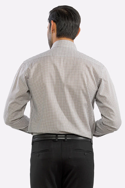 Mini-Check Formal Shirt