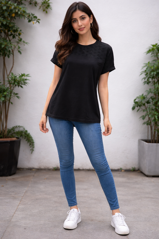 Casual Luxe Cotton Tee