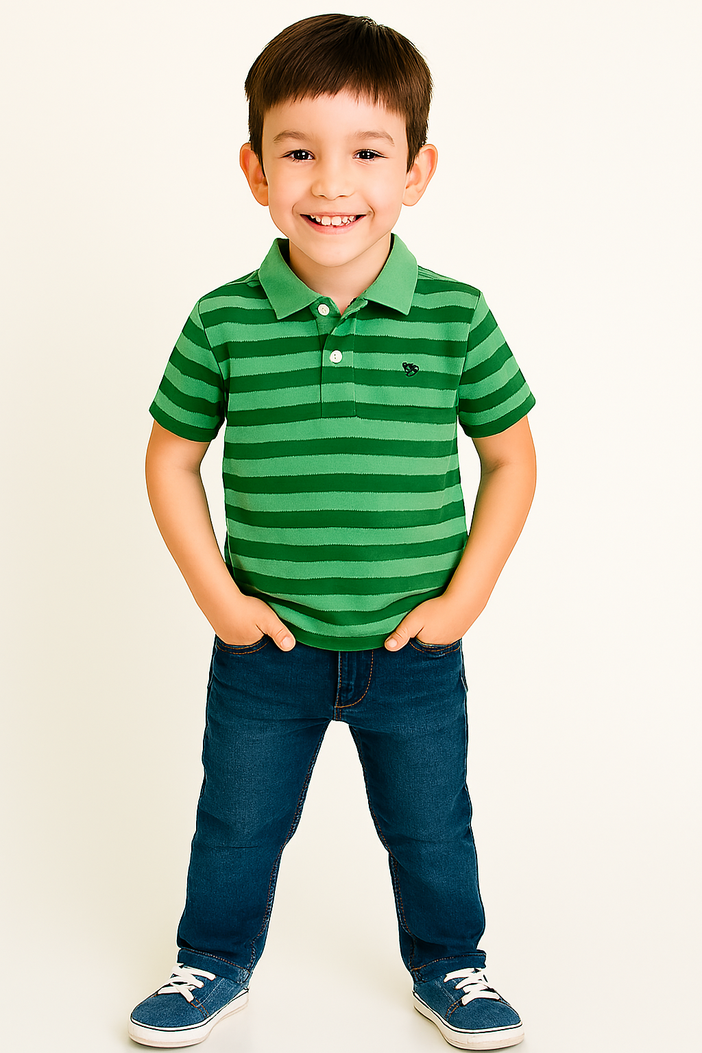 MAX Striped  Polo T-shirt