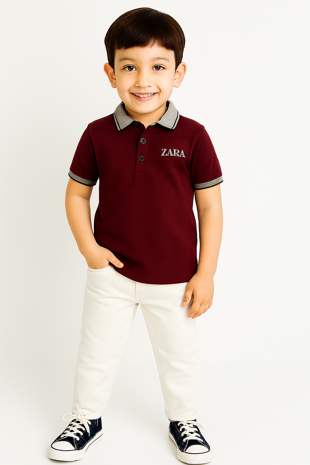 Boys cotton zara Pique Polo