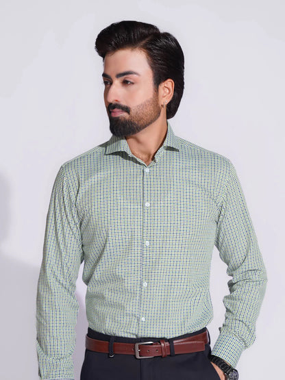 Mini-Check Formal Shirt
