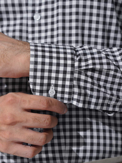 Multicolor Mini-Check Formal Shirt