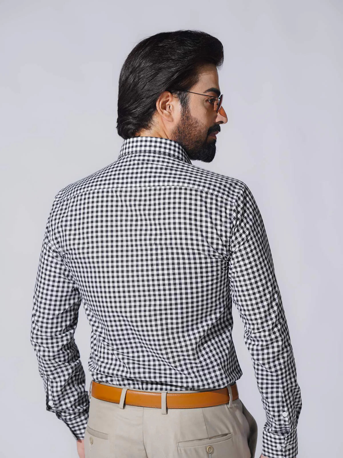 Multicolor Mini-Check Formal Shirt