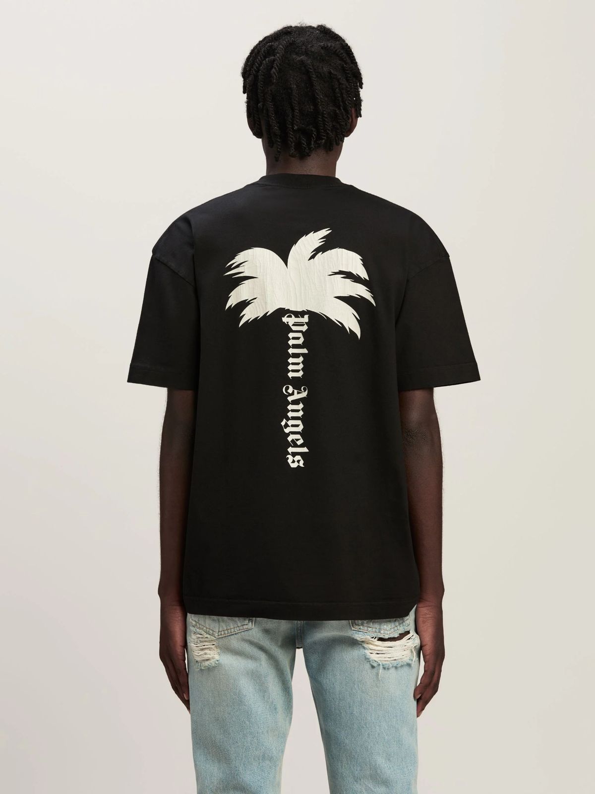 Palm Angel Palm tree-print cotton T-shirt