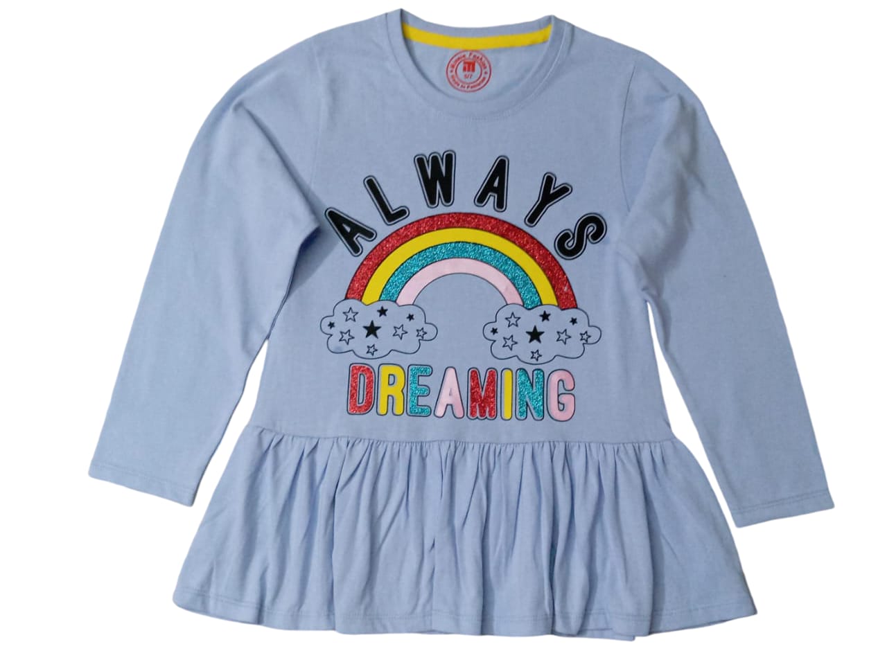 GIRLS COTTON FULL SLEEVES TSHIRT