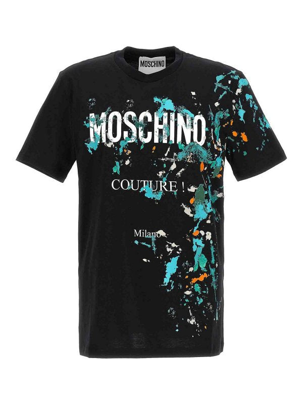 Moschino Printed T-Shirt Black