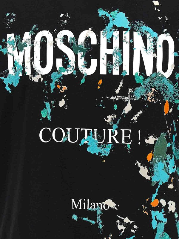 Moschino Printed T-Shirt Black