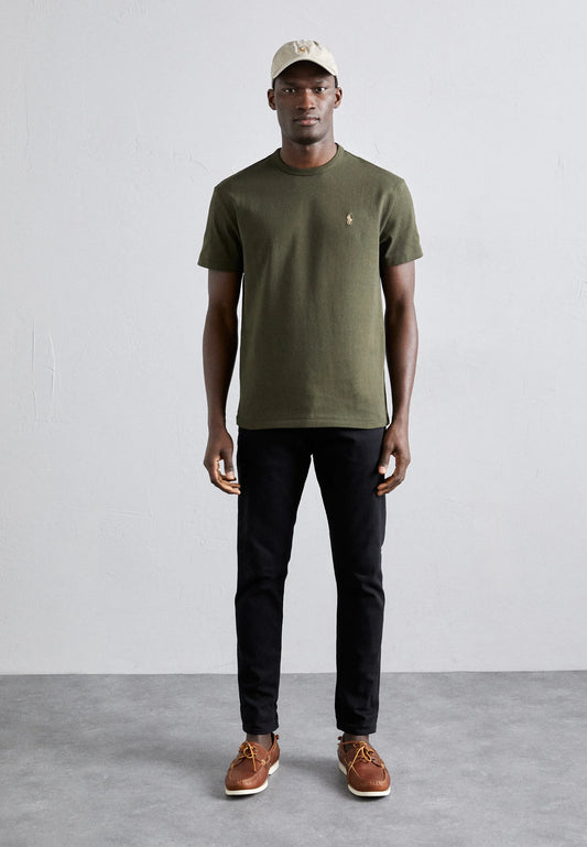 Jersey Custom Fit Cotton Crewneck T-Shirt