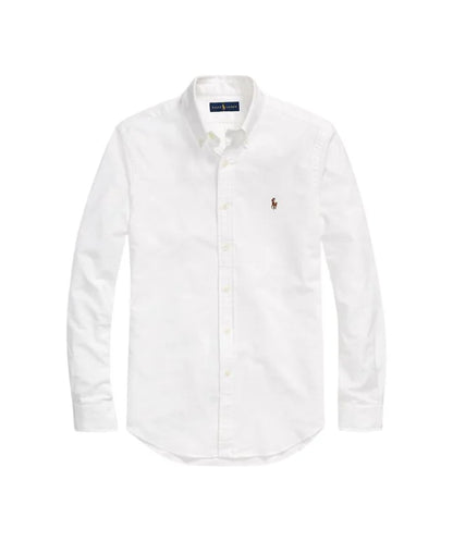 Polo Ralph Lauren Custom Fit Button-Down Oxford Shirt White