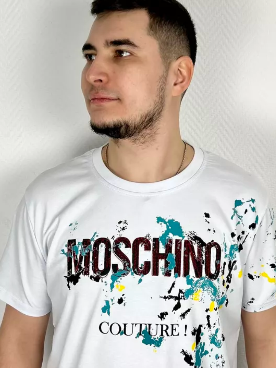 Moschino Printed T-Shirt White
