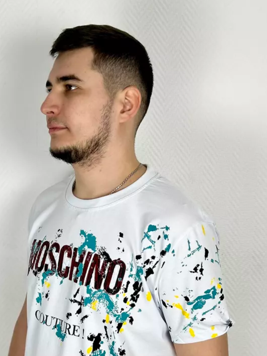 Moschino Printed T-Shirt White