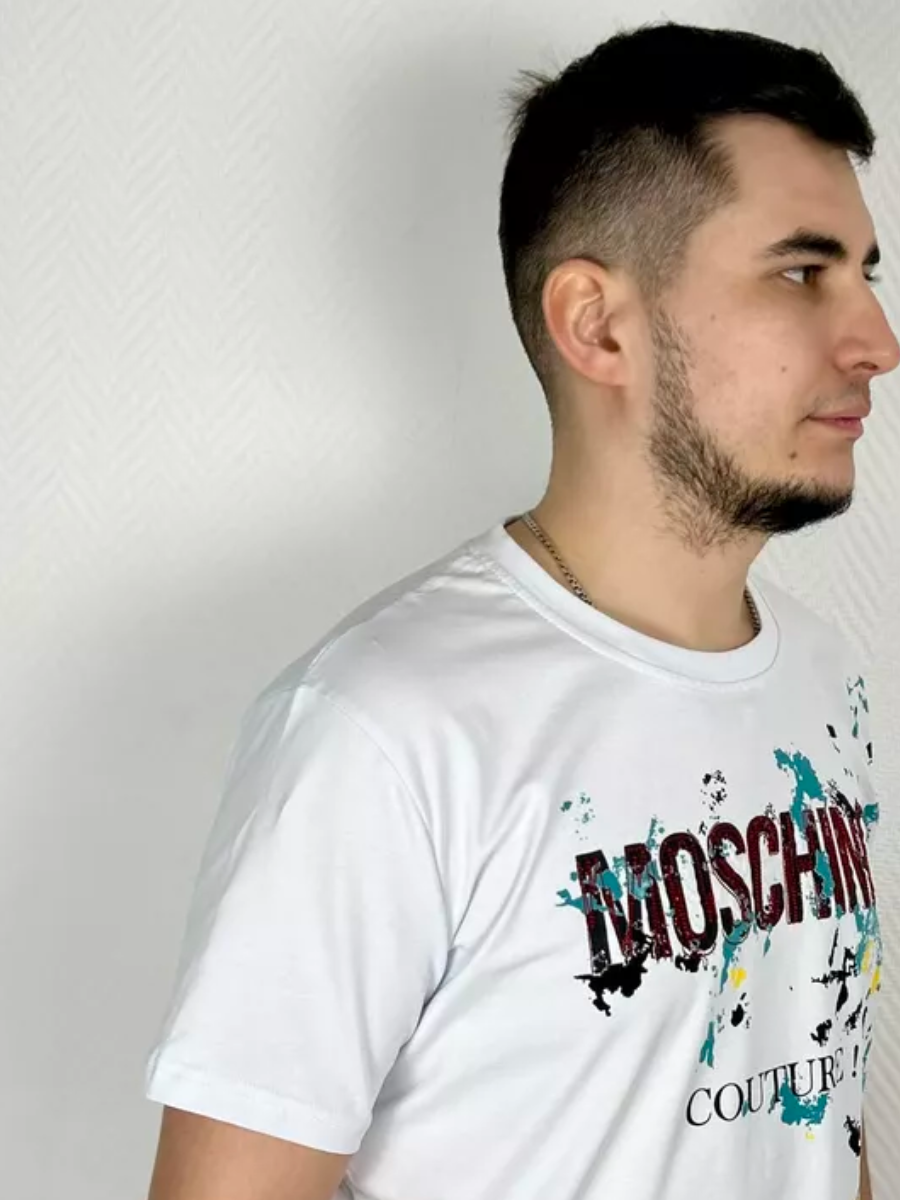 Moschino Printed T-Shirt White