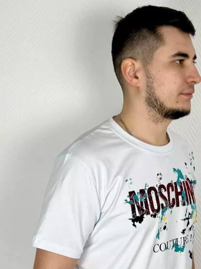 Moschino Printed T-Shirt White