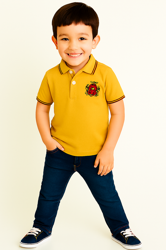 Boys pk cotton polo