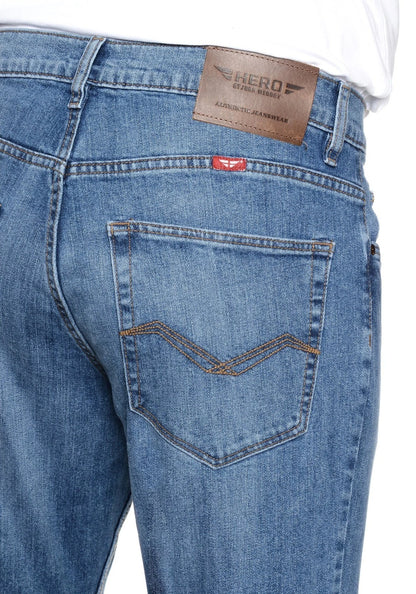 HERO STRETCH - Jeans Hose - vintage blue