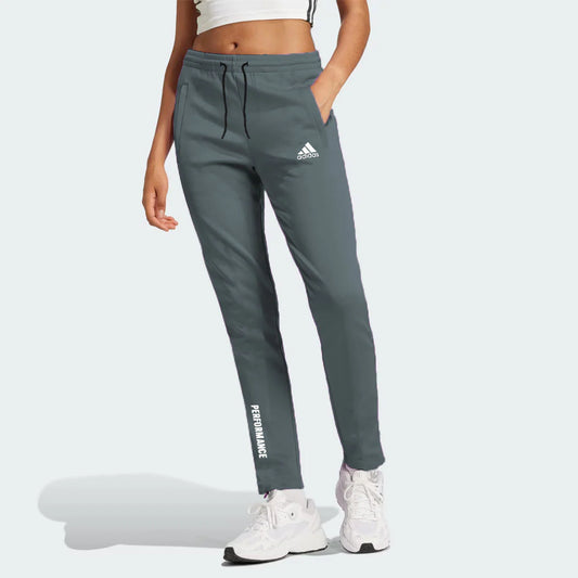 addi slim fit super stretch imported black dryfit trouser for women